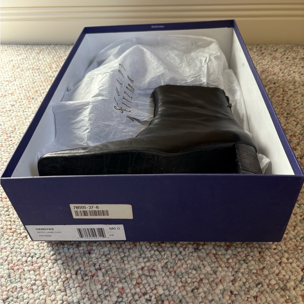 Stuart Weitzman Black Heeled Boots - Picture 5 of 6